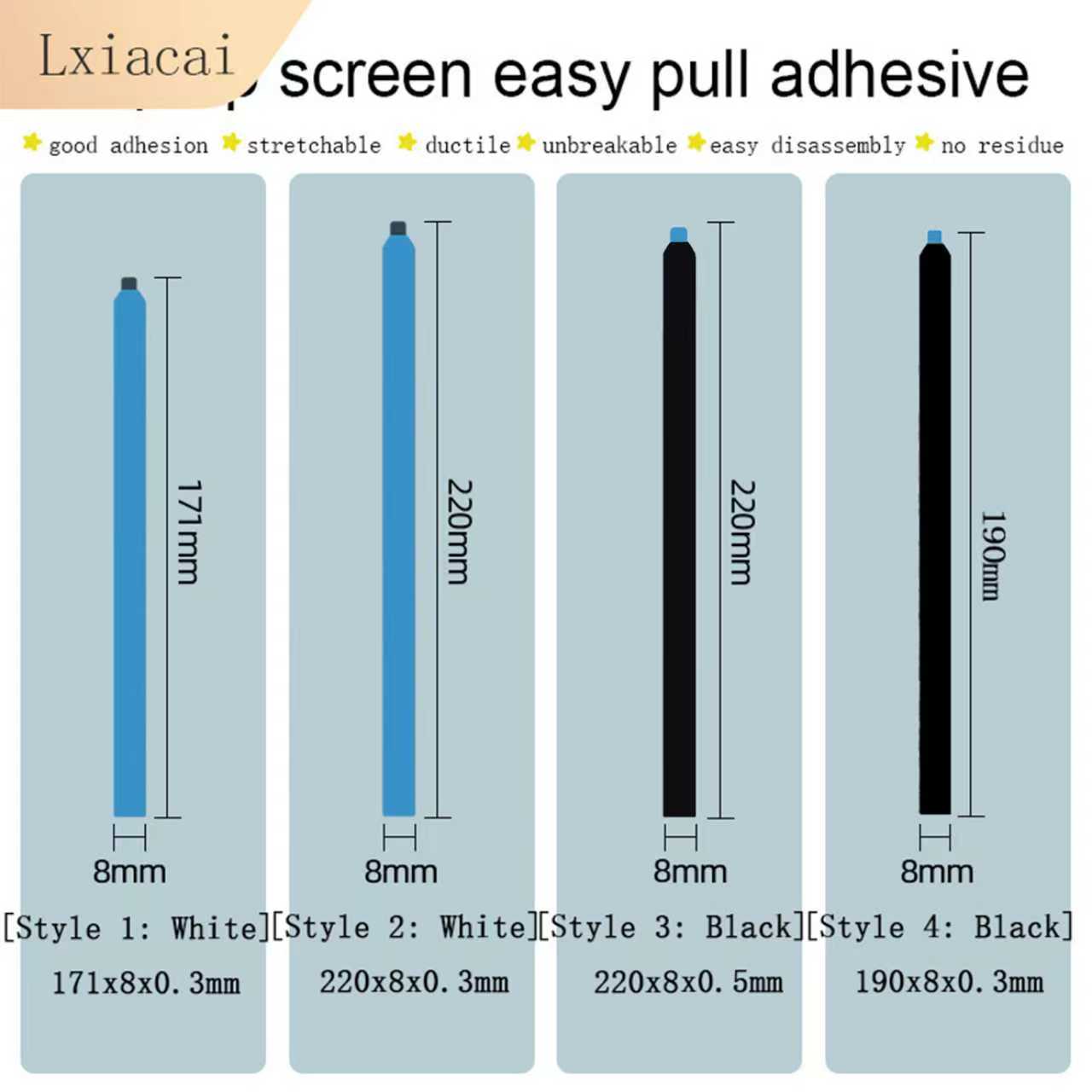 Electronics Repair Tape - Fácil Pull Glue Laptop Screen, Fita